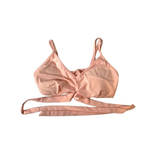 RUUHEE Women Criss Cross HighWaisted String Floral Printed 2PC Bathing Suit SZ L - Picture 2 of 9